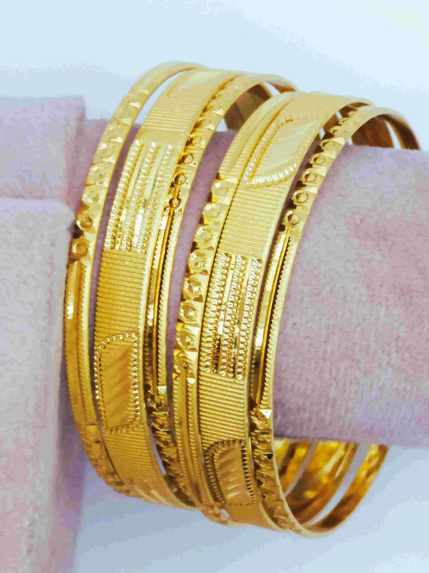 Stylish gold plated bangle for women - Lorieyn jewellery