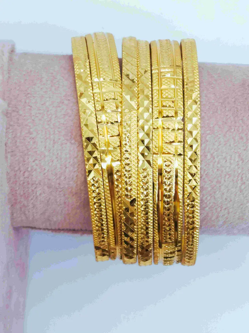 Stylish gold plated bangle for women - Lorieyn jewellery