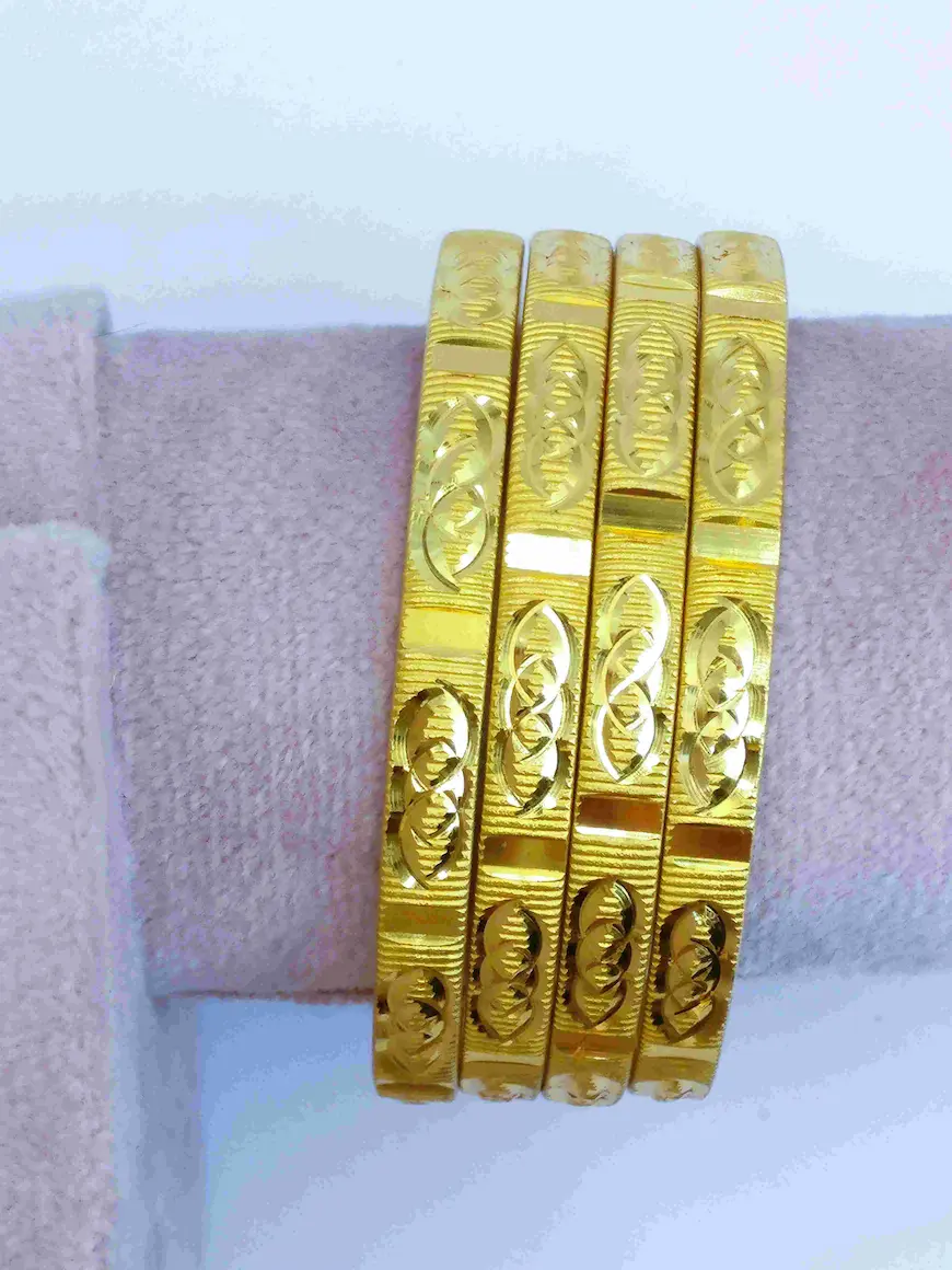 Stylish gold plated bangle for women - Lorieyn jewellery
