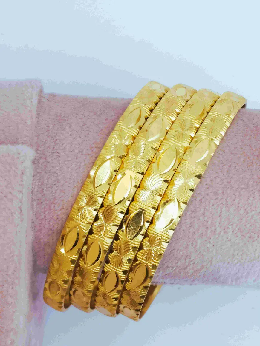 Stylish gold plated bangle for women - Lorieyn jewellery