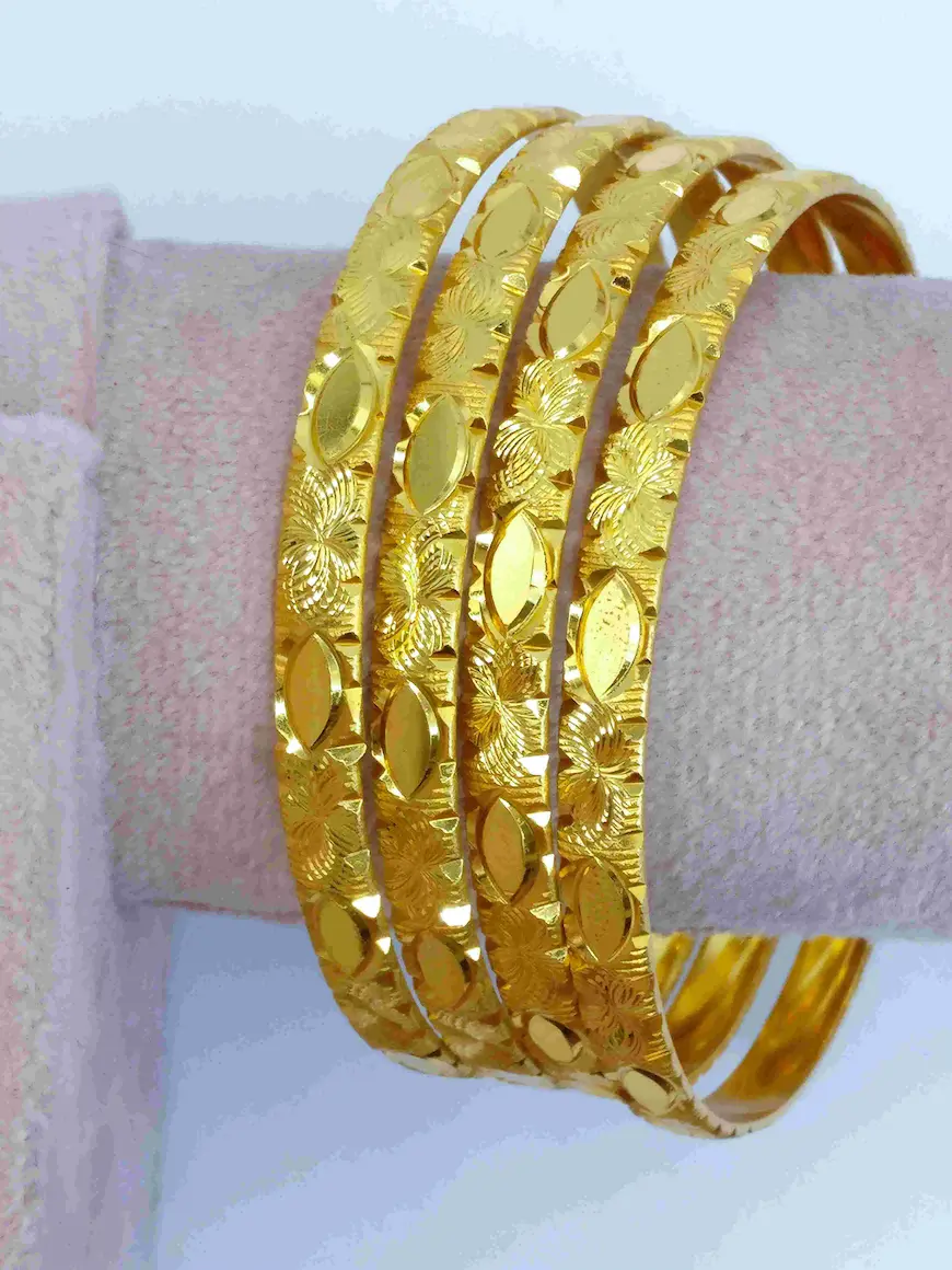 Stylish gold plated bangle for women - Lorieyn jewellery