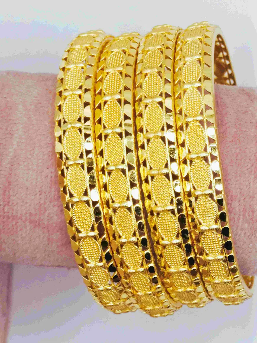 Stylish gold plated bangle for women - Lorieyn jewellery
