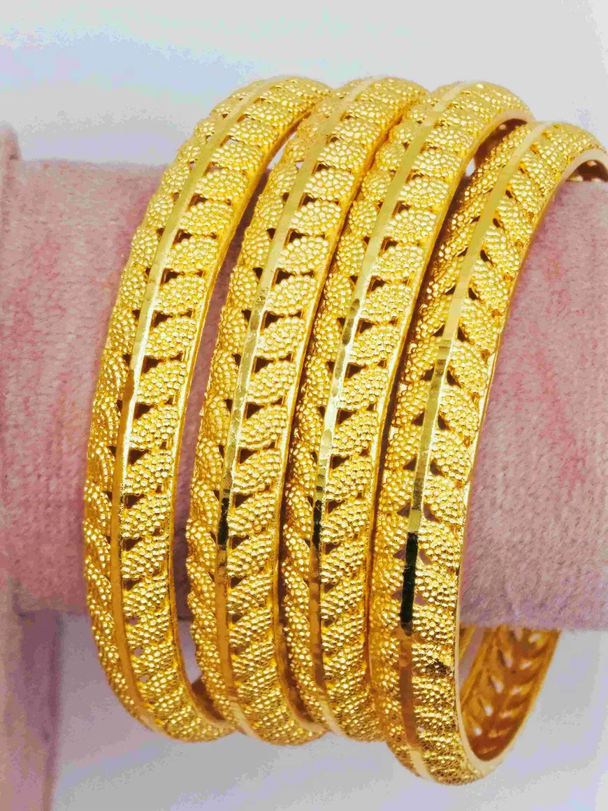 Stylish gold plated bangle for women - Lorieyn jewellery