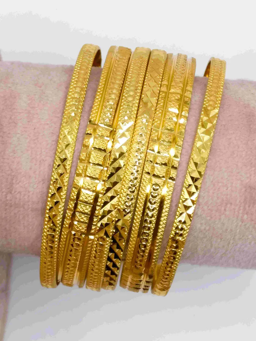Stylish gold plated bangle for women - Lorieyn jewellery