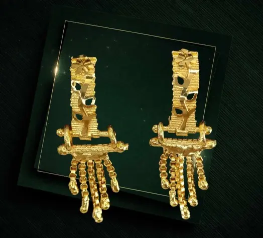Stylish gold plated earring for women - Lorieyn jewellery