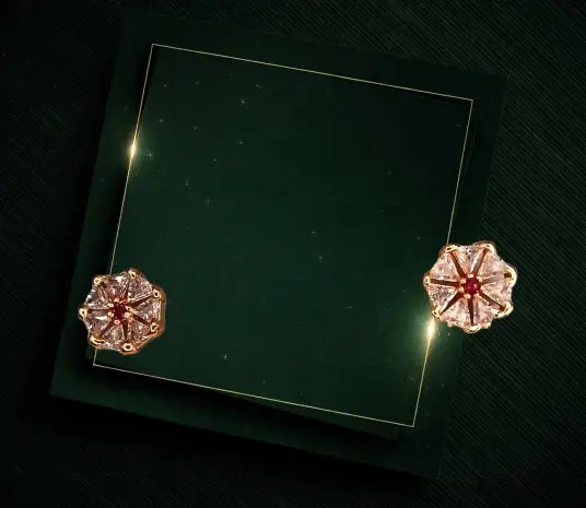 Stylish gold plated earring for women - Lorieyn jewellery
