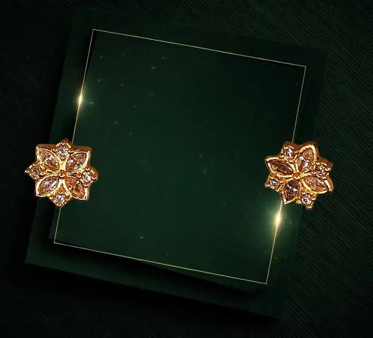 Stylish gold plated earring for women - Lorieyn jewellery