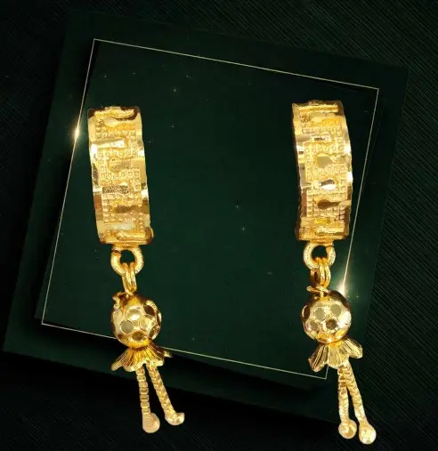 Stylish gold plated earring for women - Lorieyn jewellery