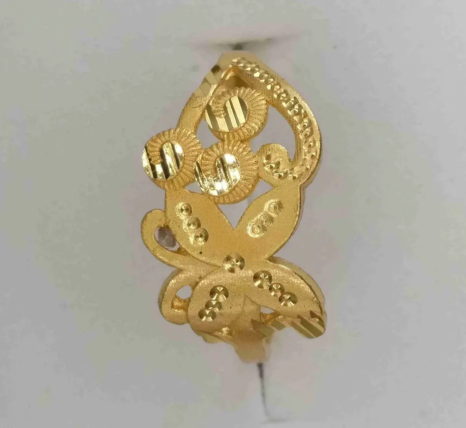 Stylish gold plated ring for women - Lorieyn jewellery