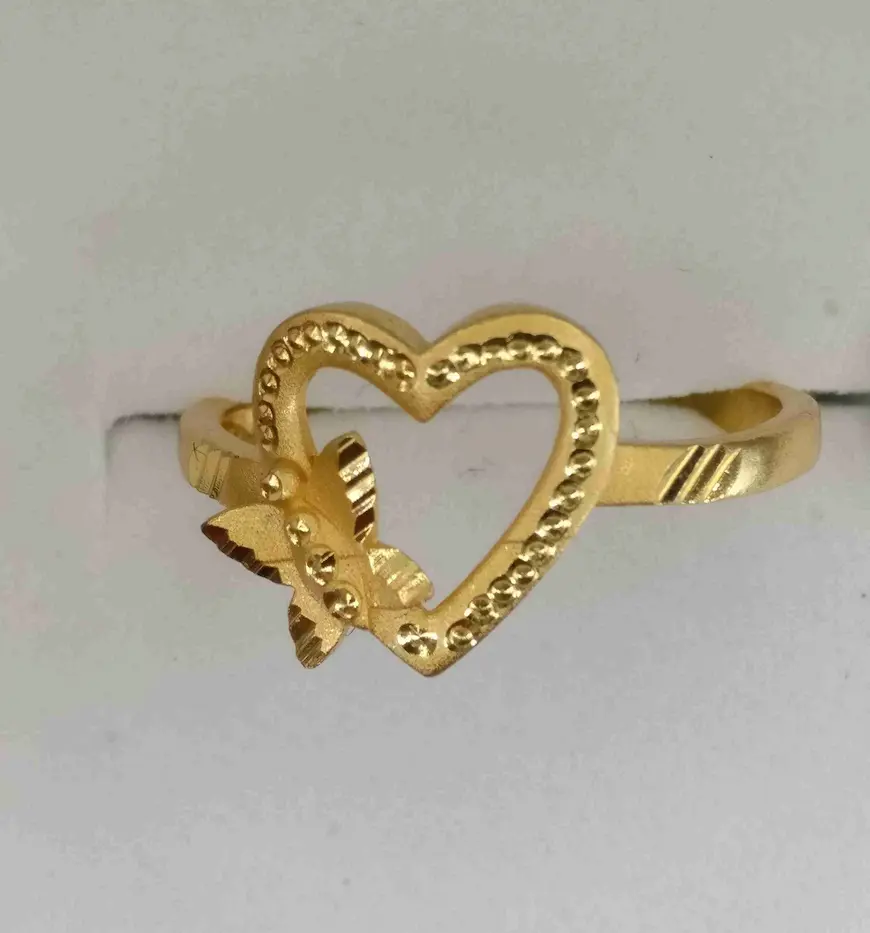 Stylish gold plated ring for women - Lorieyn jewellery